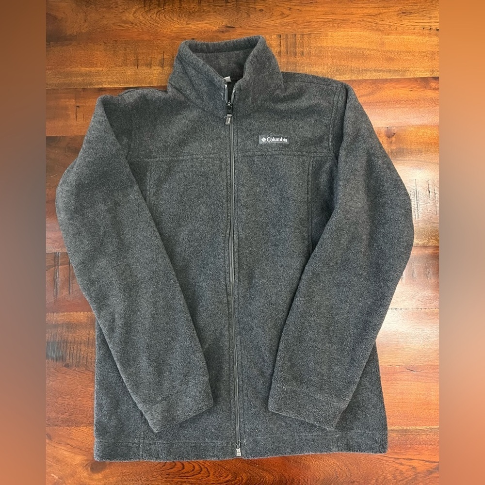 Columbia Youth Full-Zip Fleece Jacket – Size Large – Fits Up to Adult Small